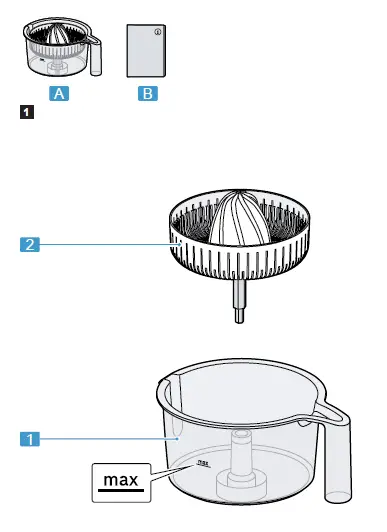 BOSCH MUZ5ZP1 Citrus Press fig 1
