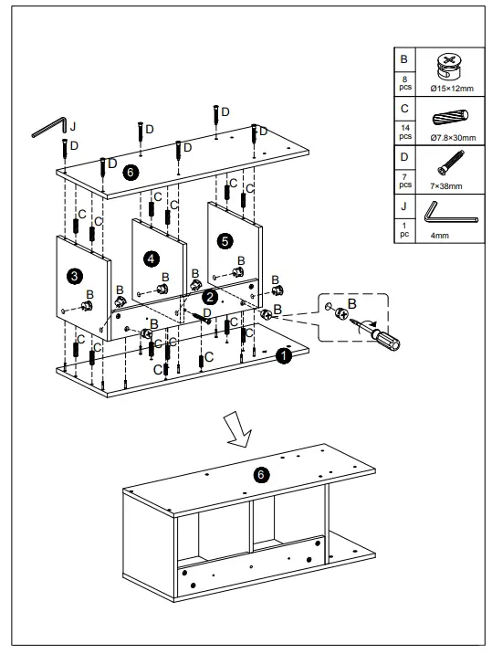 BYBLIGHT-BB-XK00097GX-55-Inch-Whit--Floating-Mount-TV-Stand--fig-5
