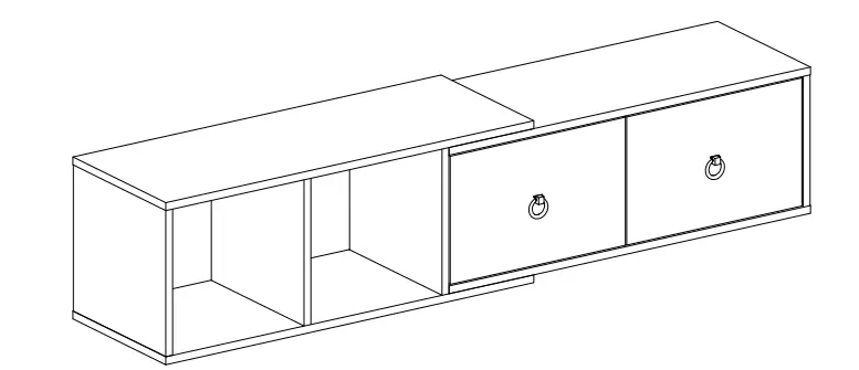 BYBLIGHT-BB-XK00097GX-55-Inch-Whit--Floating-Mount-TV-Stand-product