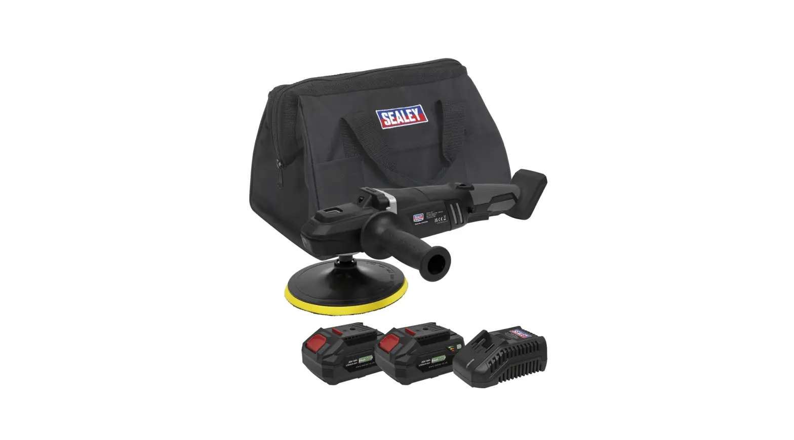 Sealey Cp20vrpx 20v Ø180mm Brushless Rotary Polisher Body Only Instructions