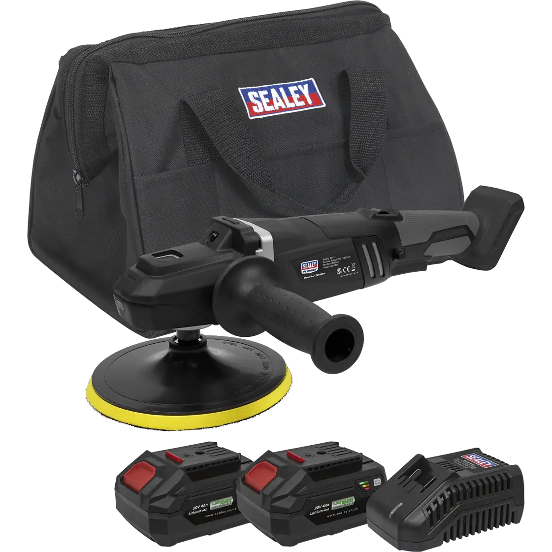 SEALEY CP20VRPX 20v Ø180mm Brushless Rotary Polisher Body only