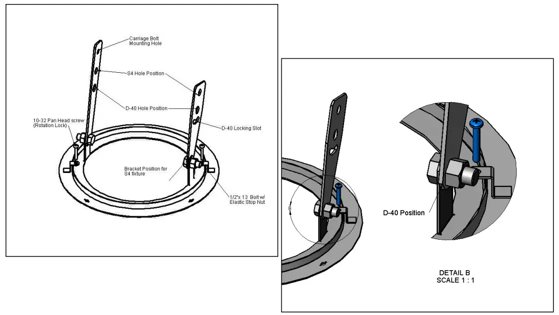city the atrical CEILING MOUNT FOR SOURCE FOUR PAR - fig 2