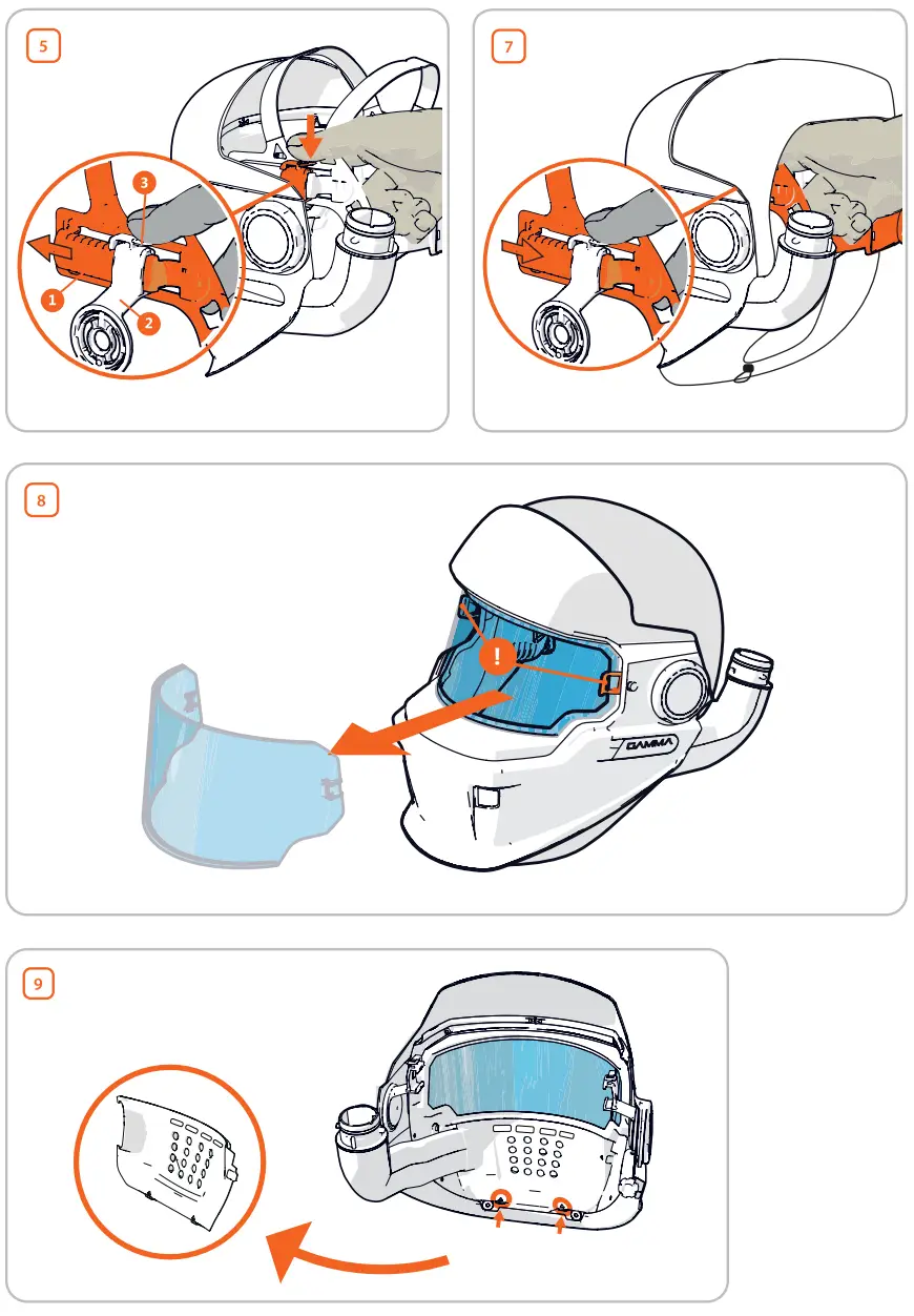 Gamma GTH3 RFA Respiratory Protection System - fig