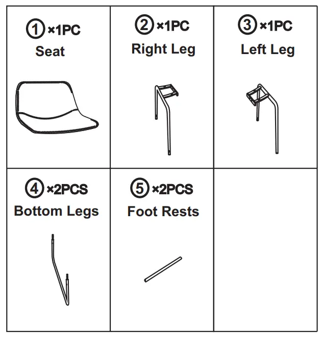 LUE BONA Alexander Series 30 Inch Bar Stool - Fig 1