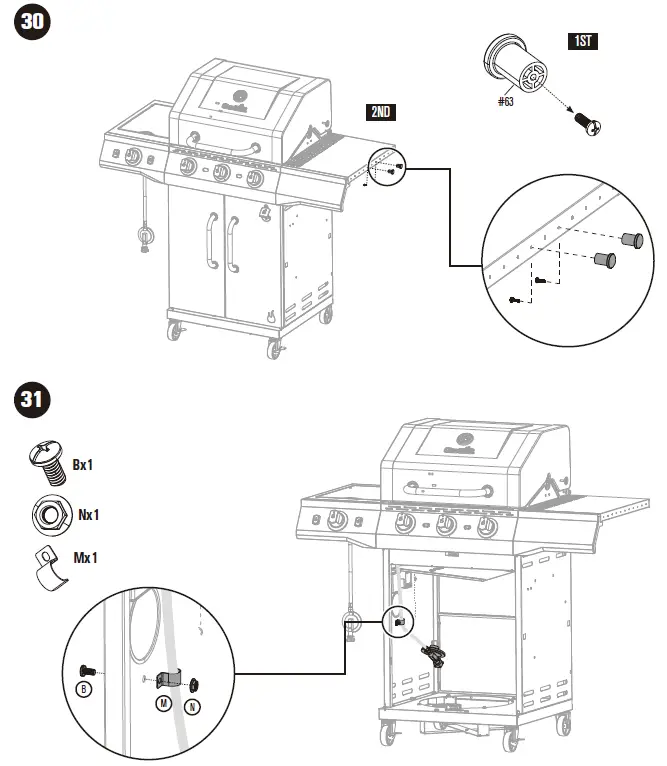 Char-Broil 468172322 Core Tru-Infrared Burner Gas Grill-35