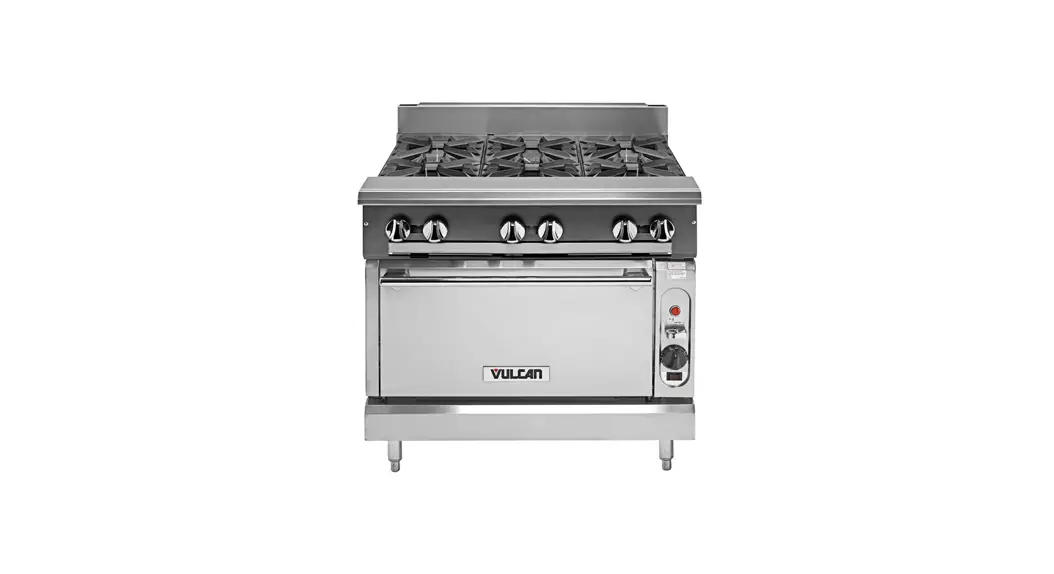 Vulcan V6b36 V Series Hdr Gas Ranges User Manual