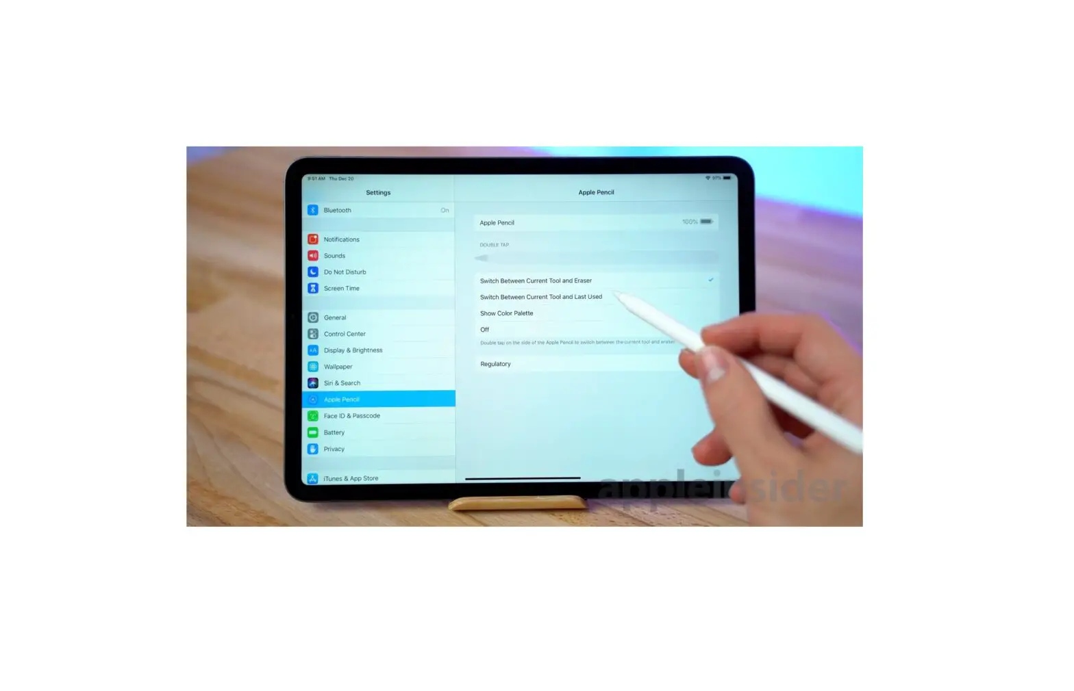 Change Apple Pencil (2nd Generation) Settings Change Apple Pencil (2nd Generation) Settings