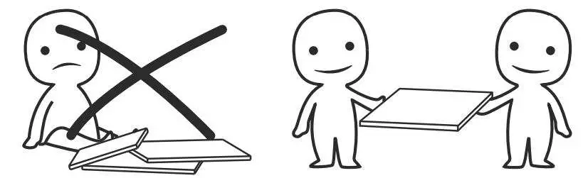 HOMEDEPOT KF210167-01 Rectangle Wooden Coffee Table User Guide - Need Two People