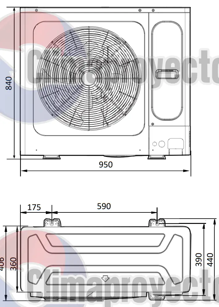Midea MDV V42WDHN1 VRF Atom B Outdoor