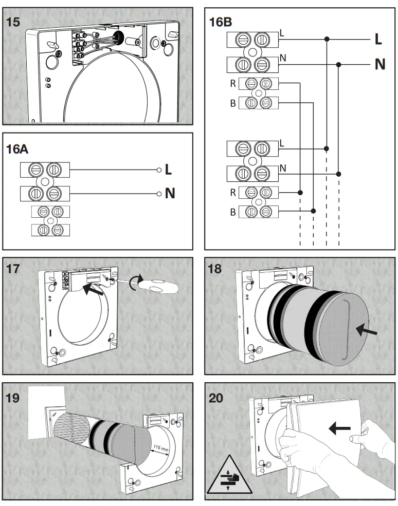 IMMERGAS ZenitAir Mono Mechanical Ventilation Unit - DIMENSIONS 3