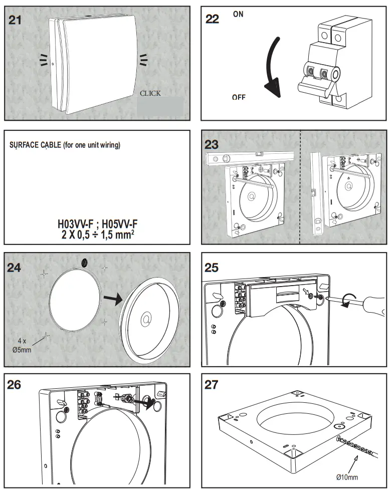 vIMMERGAS ZenitAir Mono Mechanical Ventilation Unit - DIMENSIONS4