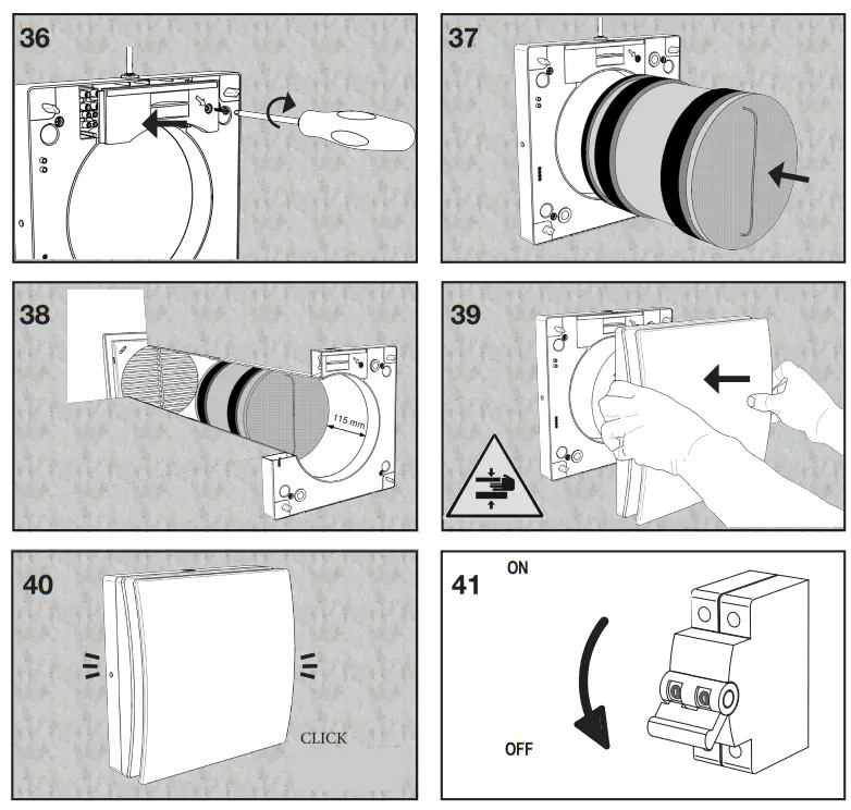 IMMERGAS ZenitAir Mono Mechanical Ventilation Unit - DIMENSIONS6