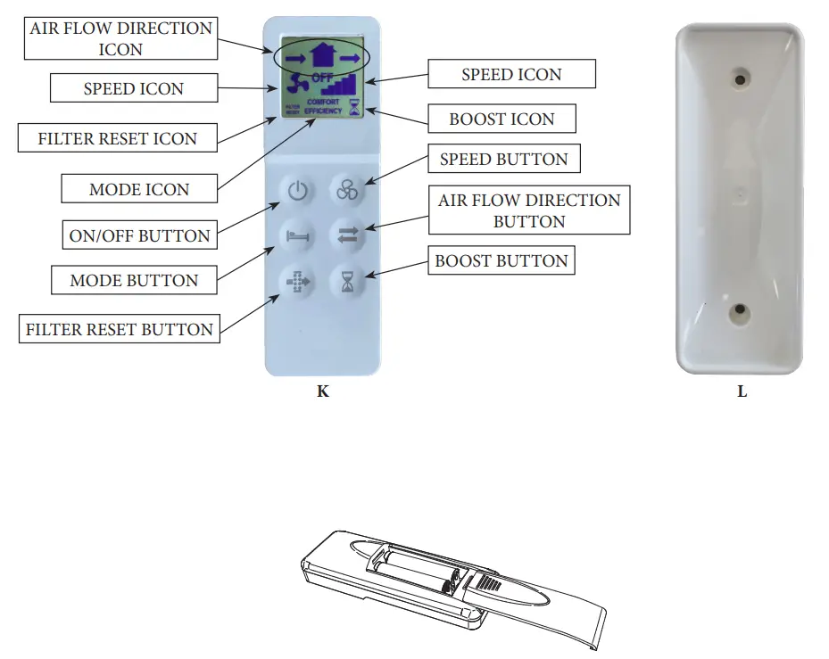 IMMERGAS ZenitAir Mono Mechanical Ventilation Unit - Remote Controlle