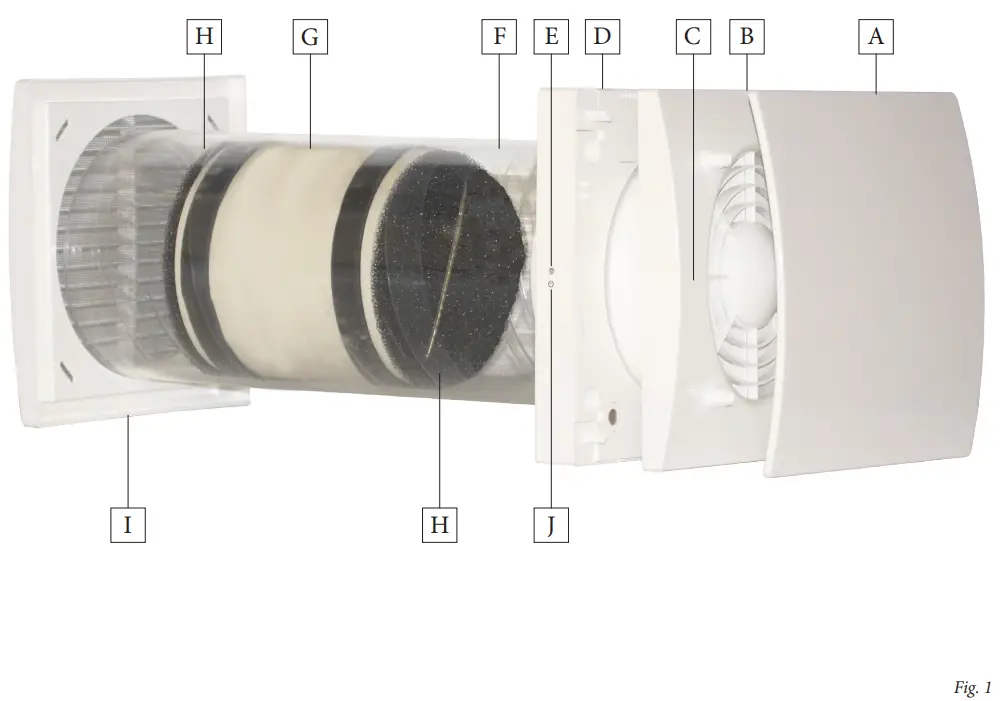 IMMERGAS ZenitAir Mono Mechanical Ventilation Unit