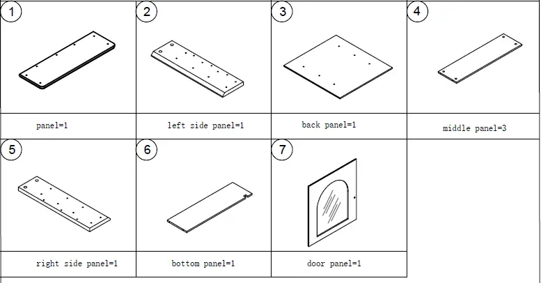 JASIWAY J-B2117X-BE Beige Sideboard FIG (1)