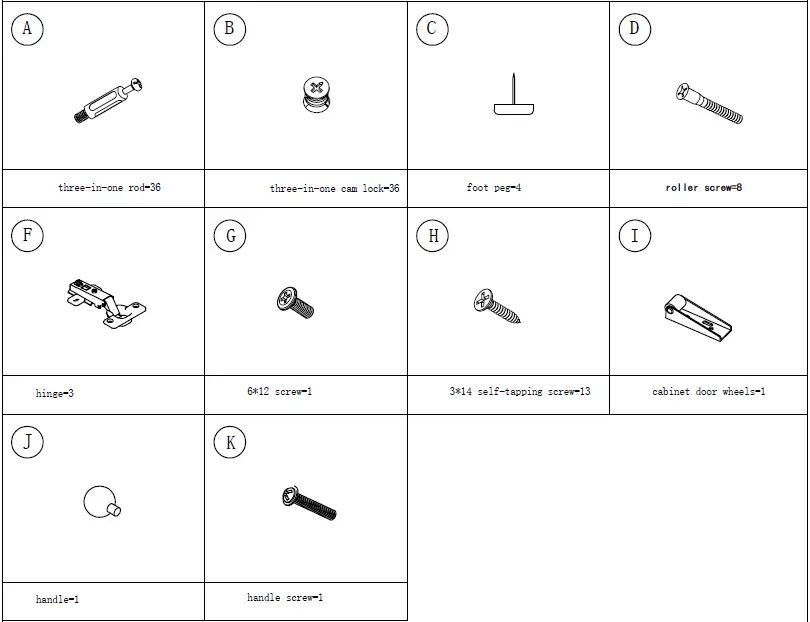JASIWAY J-B2117X-BE Beige Sideboard FIG (2)