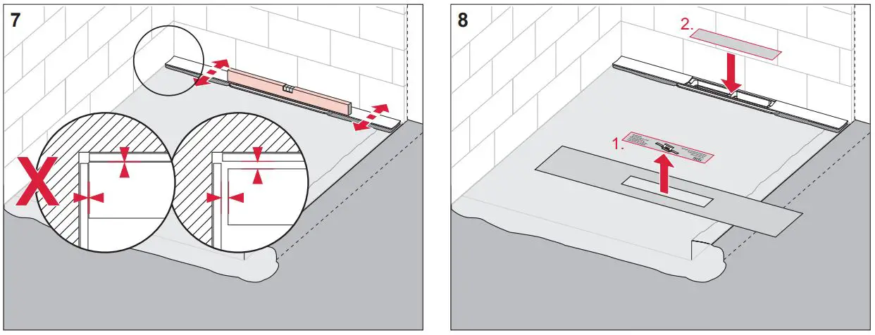 TECE 670800 Drainprofile Shower Installation Guide - How to use