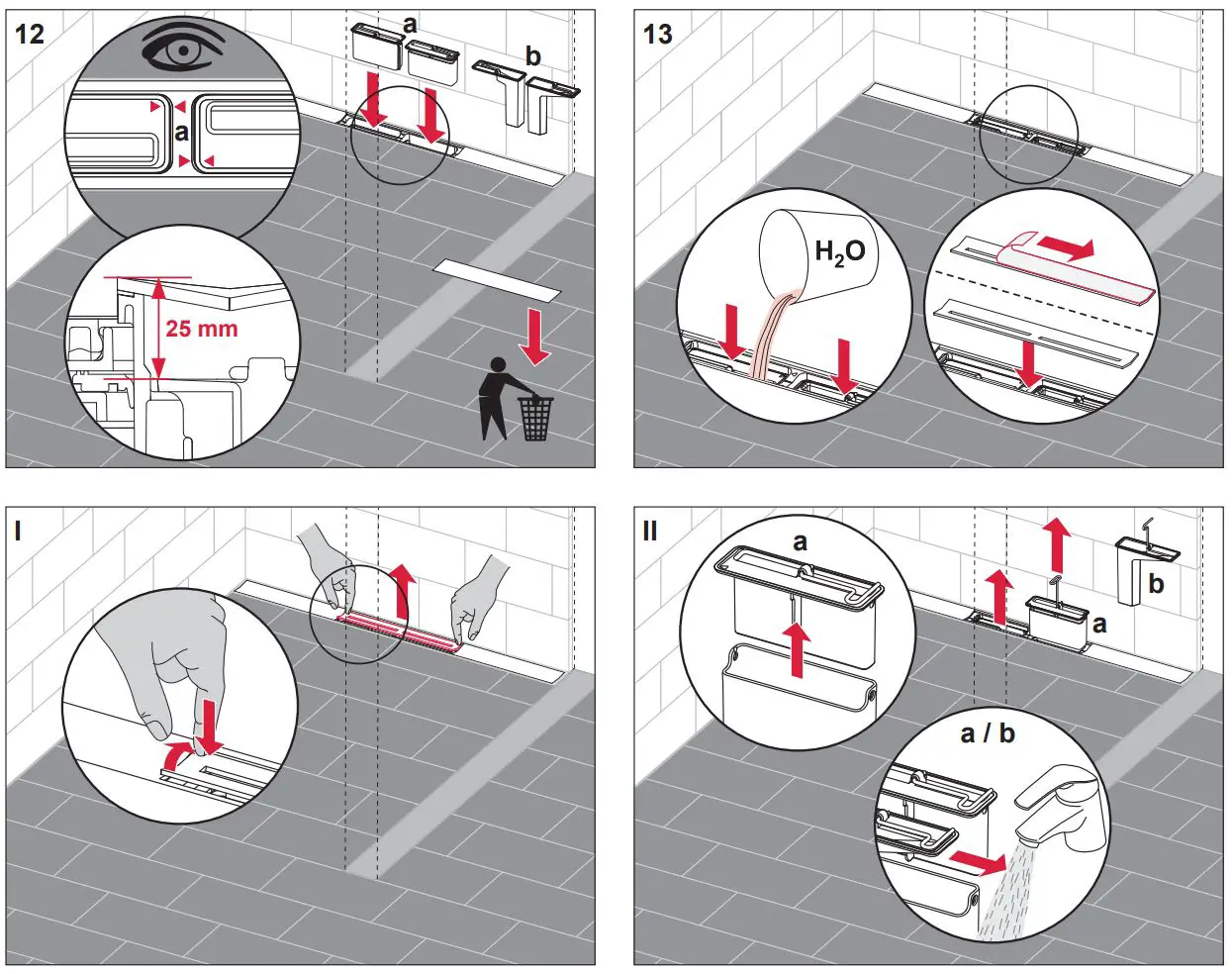 TECE 670800 Drainprofile Shower Installation Guide - How to use
