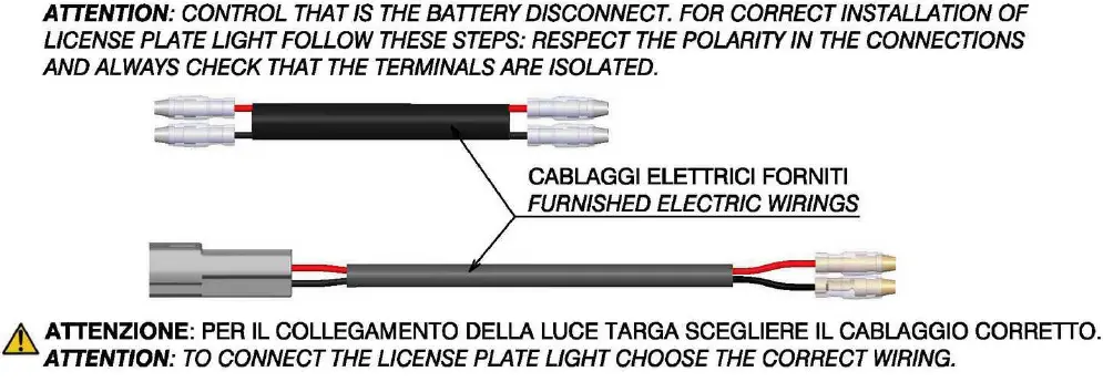 rizoma FOX License Plate Support with Tail Light 16