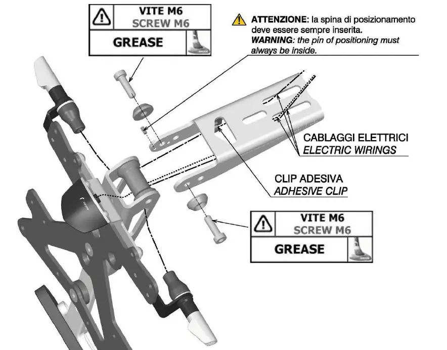 rizoma FOX License Plate Support with Tail Light 5