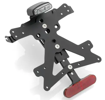 rizoma FOX License Plate Support with Tail Light