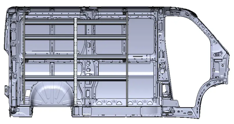 RANGER DESIGN N5 DS96 4 Shelving Unit -center of the shelf 1