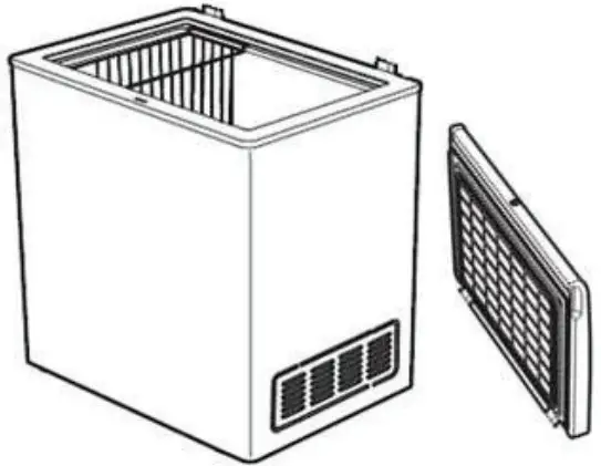 Kenmore KLFCO15MWD 14 8 cu ft Manual Defrost Chest Freezer White - Figure 1