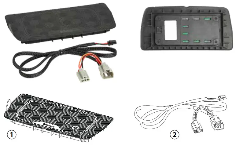 Phonocar 05713 Mercedes Fast Wireless Charging Tray - 1