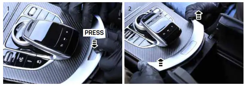 Phonocar 05713 Mercedes Fast Wireless Charging Tray - 2