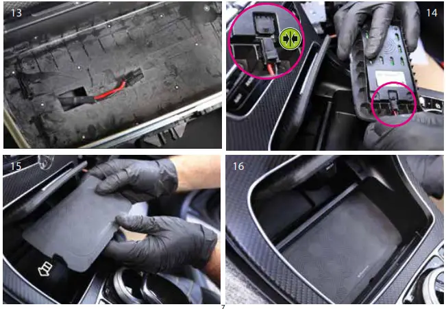 Phonocar 05713 Mercedes Fast Wireless Charging Tray - 6