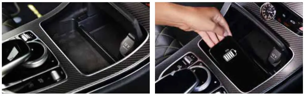 Phonocar 05713 Mercedes Fast Wireless Charging Tray