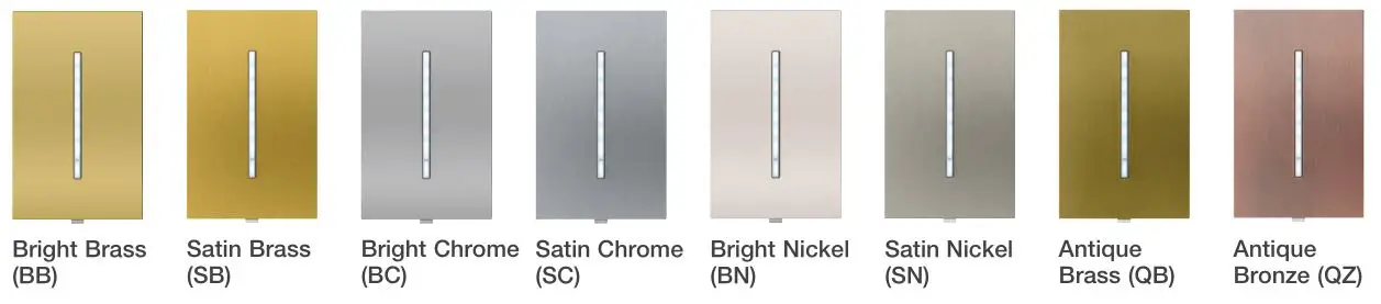 GRAFIK T Touch the future of lighting control - ARCHITECTURAL METALS – FOR DIMMER