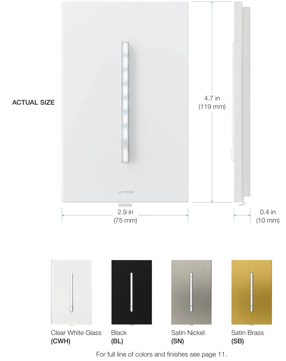 GRAFIK T Touch the future of lighting control - Dimmers and switches