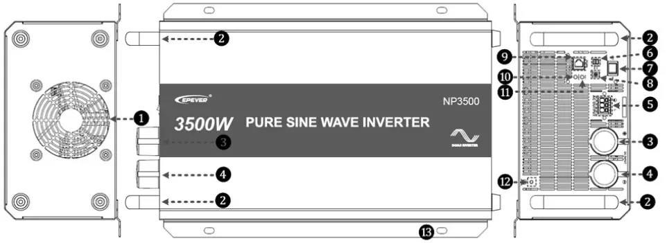 EPEVER NPower Series --Pure Sine Wave Inverter - 2