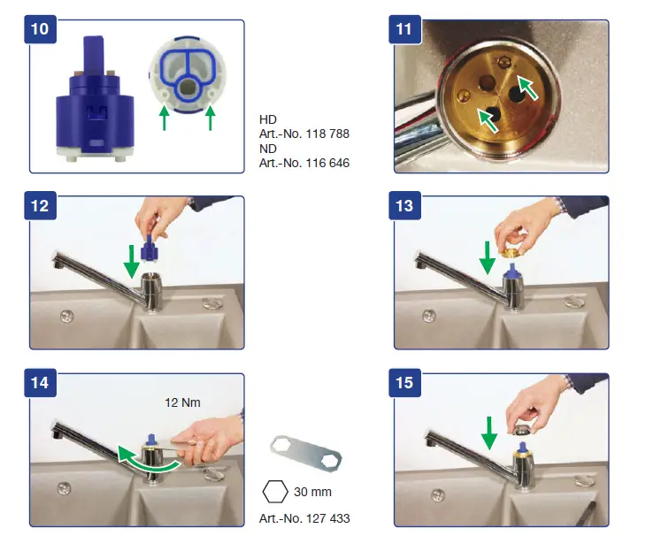 BLANCO 515341 Beige Chrome Kitchen Mixer fig (3)
