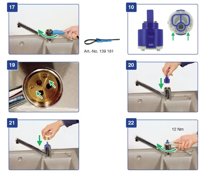 BLANCO 515341 Beige Chrome Kitchen Mixer fig (8)