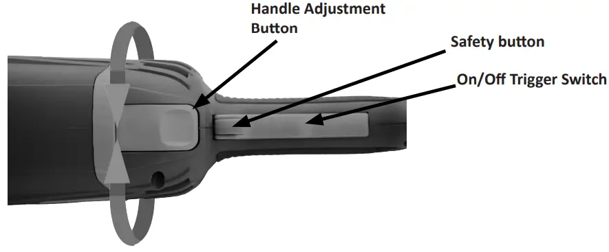 BORMANN PRO BAG1450 1400W Grinder - Trigger type On