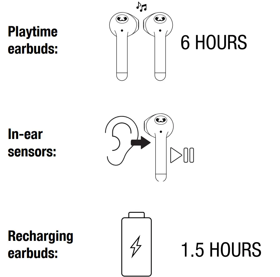 FRESH N REBEL Twins 3 Silky Sand True Wireless Earbuds Draadloos fig 6