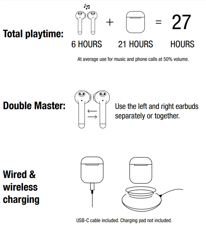 FRESH N REBEL Twins 3 Silky Sand True Wireless Earbuds Draadloos fig 7