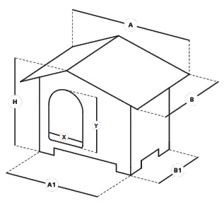 ferplast Dogvilla 50 Kennel for Small Dogs - fig1