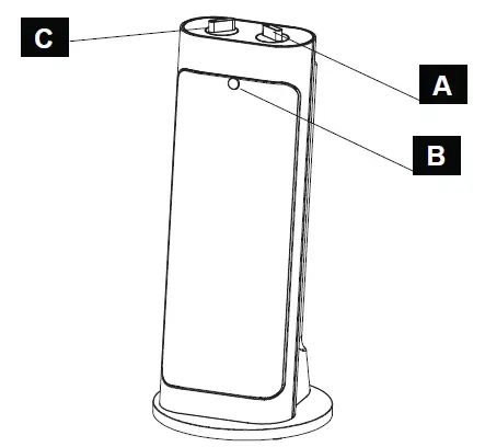 PELONIS PH-19J 1500W Fast Heating, Programmable Thermostat-1