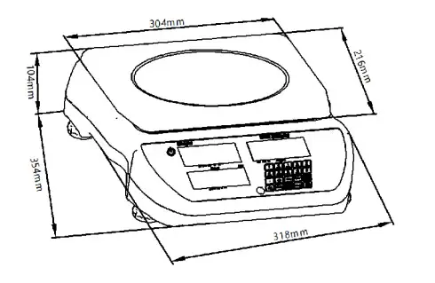 ae ADAM CDT Weighing Scale - fig1
