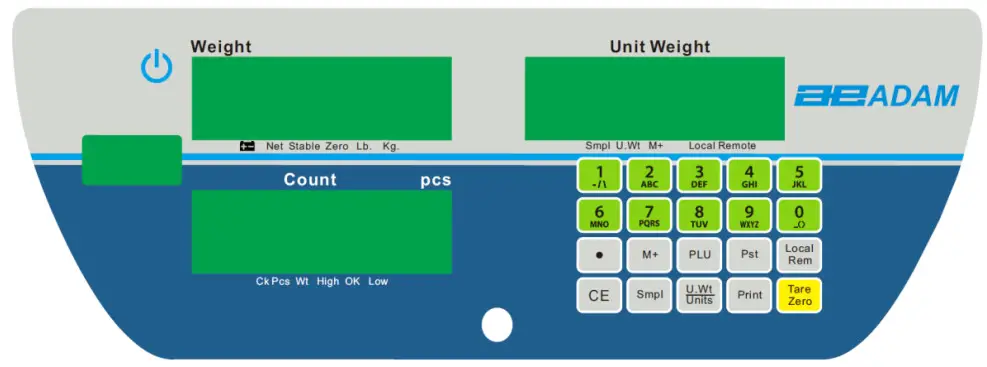 ae ADAM CDT Weighing Scale - fig8