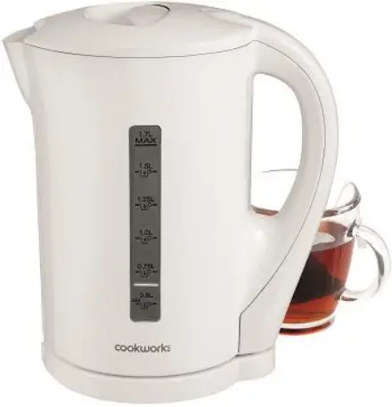 cookworks KE01109-GS Plastic Basic Kettle-fig1