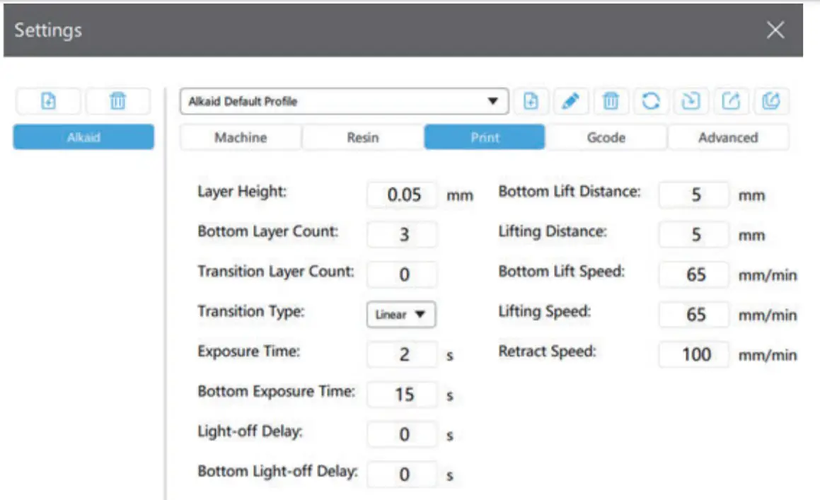 GEEETECH Alkaid LCD Light Curing Resin 3D Printer - FIG3