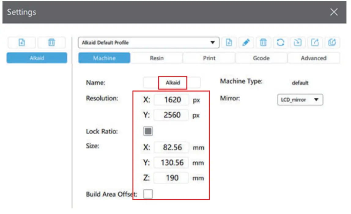 GEEETECH Alkaid LCD Light Curing Resin 3D Printer - FIG4