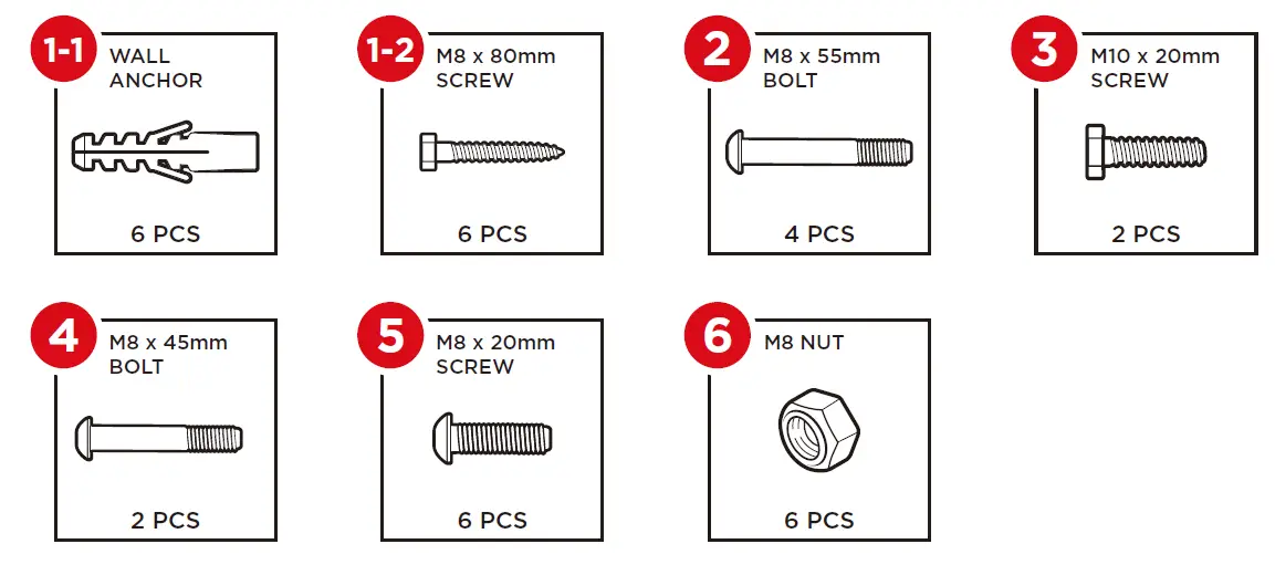 bcp SKY5186-Wall-Mounted-Pull-Up-Bar-FIG- (3)