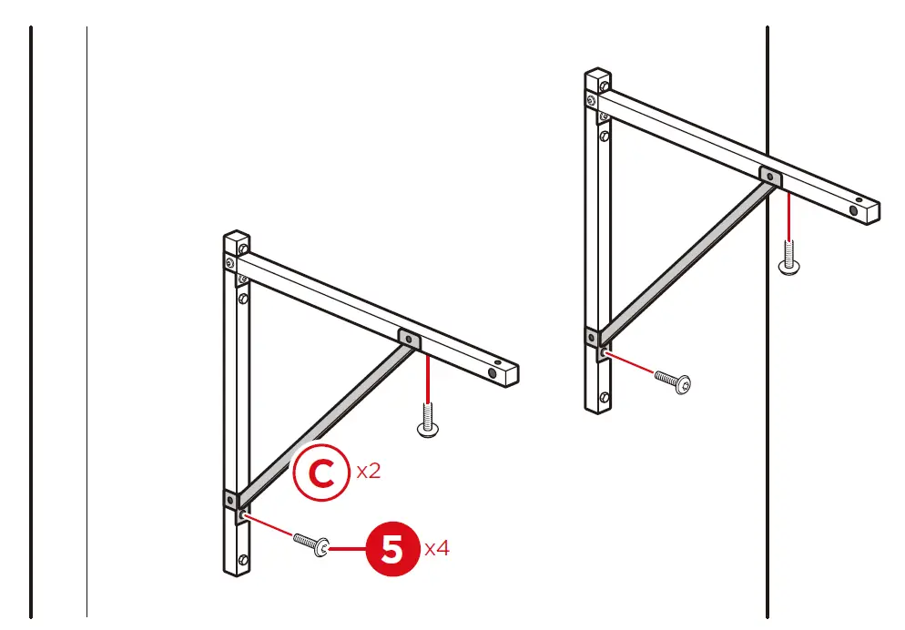 bcp SKY5186-Wall-Mounted-Pull-Up-Bar-FIG- (9)