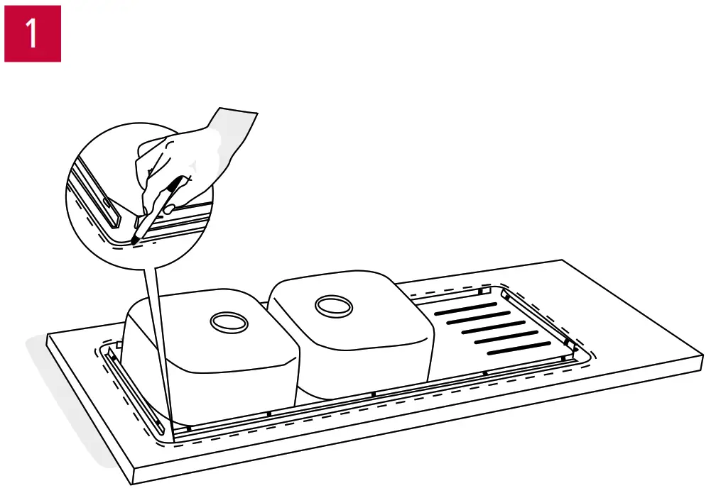 caple AXL50 Stainless Steel Kitchen Sink - Fig