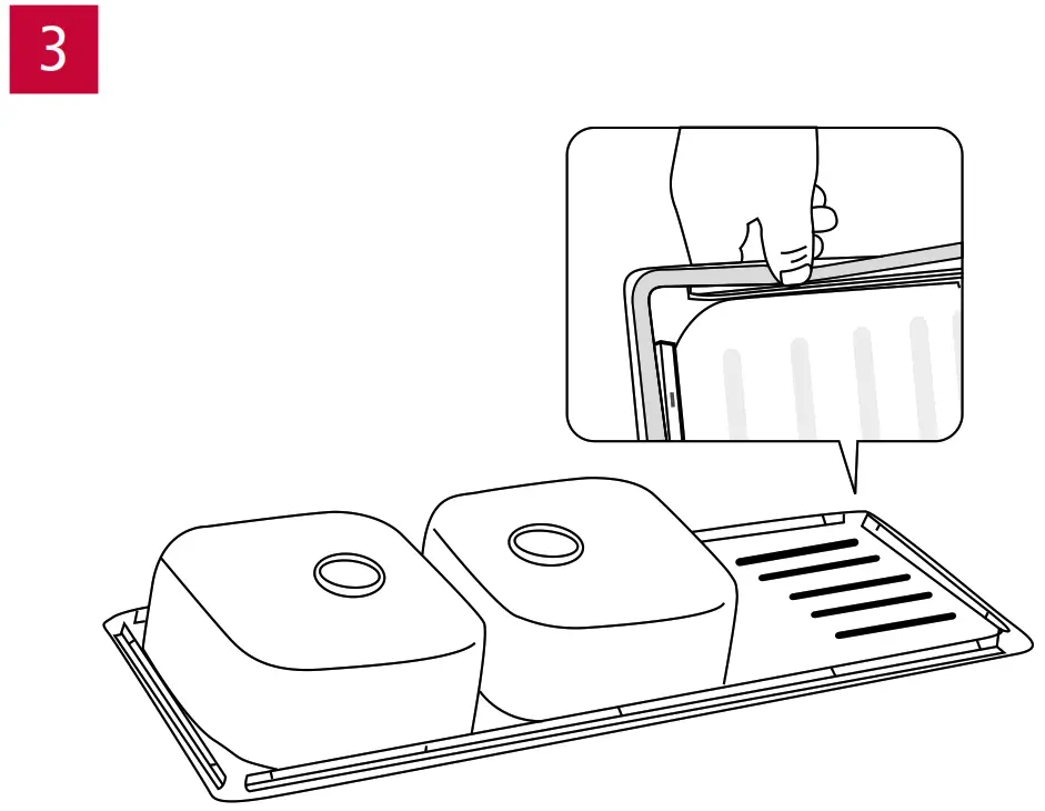 caple AXL50 Stainless Steel Kitchen Sink - Fig2